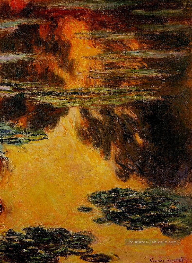 Nymphéas II Claude Monet Fleurs impressionnistes Peintures à l'huile